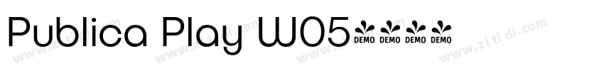 Publica Play W05字体转换